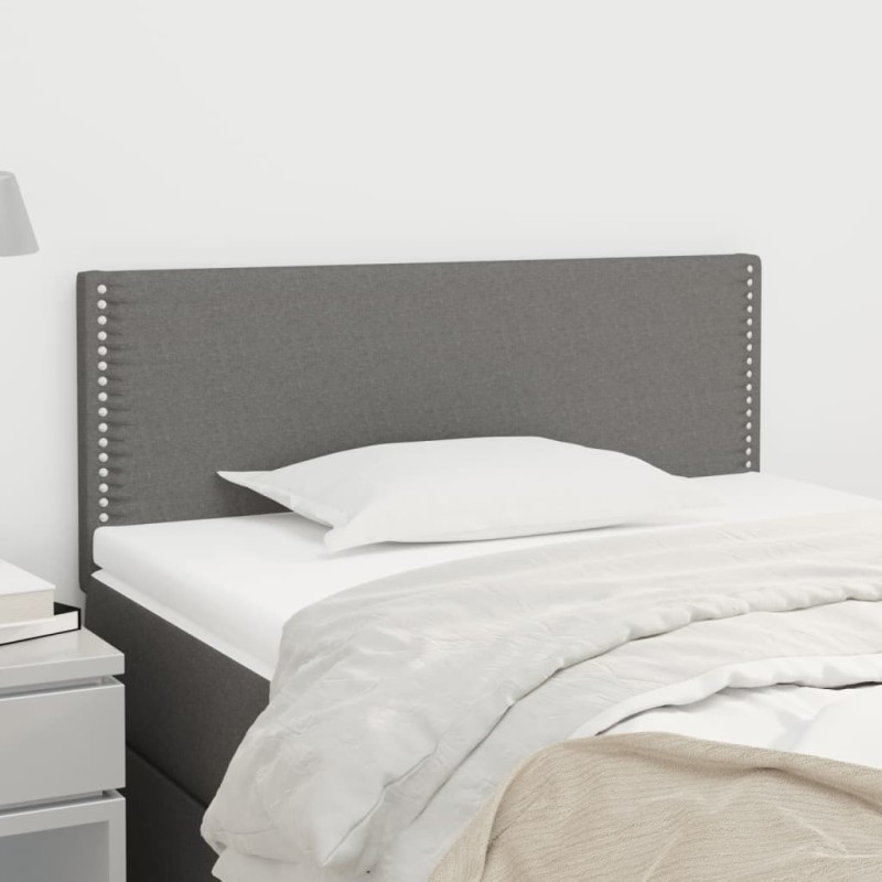 Tête de lit Gris foncé 80x5x78/88 cm Tissu 615936615936