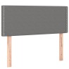 Tête de lit Gris foncé 80x5x78/88 cm Tissu 615936615936