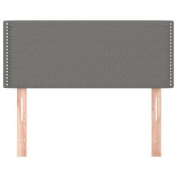 Tête de lit Gris foncé 80x5x78/88 cm Tissu 615936615936