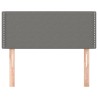 Tête de lit Gris foncé 80x5x78/88 cm Tissu 615936615936