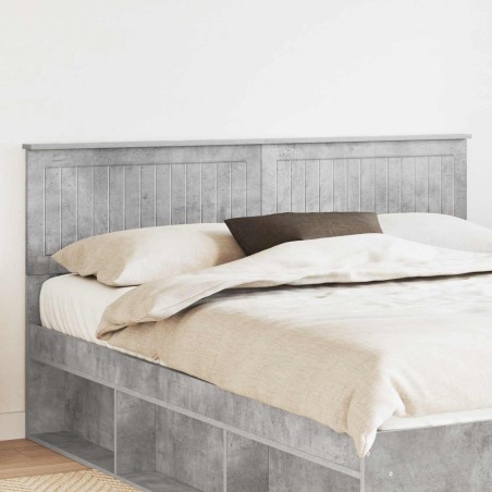 Tête de lit Gris béton Bois d'ingénierie 615940615940