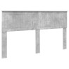 Tête de lit Gris béton Bois d'ingénierie 615940615940