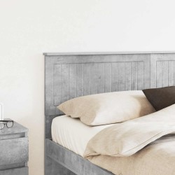 Tête de lit Gris béton Bois d'ingénierie 615940615940