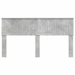 Tête de lit Gris béton Bois d'ingénierie 615940615940