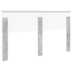 Tête de lit Gris béton Bois d'ingénierie 615940615940