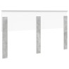 Tête de lit Gris béton Bois d'ingénierie 615940615940