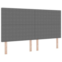 Tête de lit Gris clair 180 cm Tissu en velours côtelé 615941615941