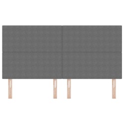 Tête de lit Gris clair 180 cm Tissu en velours côtelé 615941615941