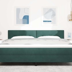 Tête de lit LED avec bandes LED Vert 180 cm Velours 615943615943