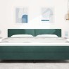 Tête de lit LED avec bandes LED Vert 180 cm Velours 615943615943