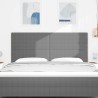 Tête de lit LED Gris clair 180 cm Tissu en velours côtelé 615944615944
