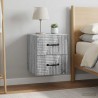 Cabinet de chevet mural 2 pcs Sonoma gris 34,5 x 33 x 40 cm 615945615945