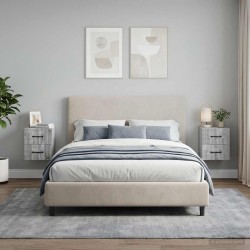 Cabinet de chevet mural 2 pcs Sonoma gris 34,5 x 33 x 40 cm 615945615945