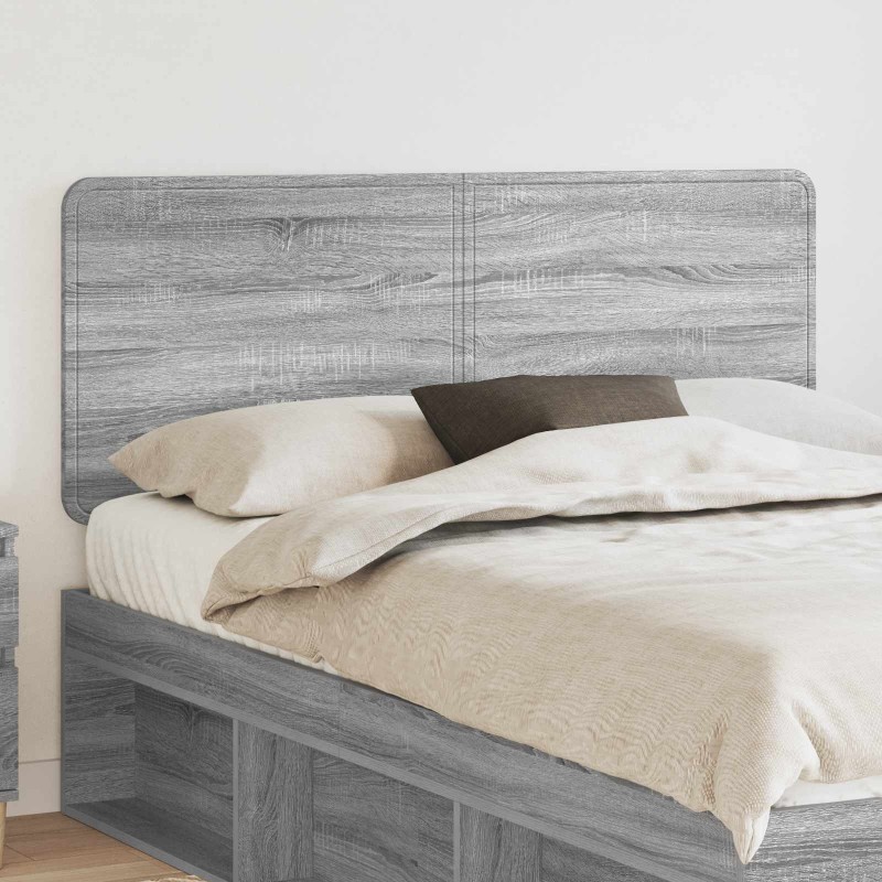 Tête de lit Gris Sonoma Bois d'ingénierie 615946615946