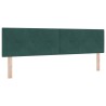 Tête de lit Vert foncé 180 cm Velours 615947615947