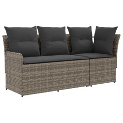 Sofa de jardin avec accoudoirs et sofa d'angle 2 Pièce Rotin PE 615949615949