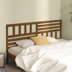 Tête de lit Marron miel 206x4x100 cm Bois massif de pin 615950615950