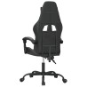 Chaise de jeu pivotante Noir et gris Similicuir 615955615955