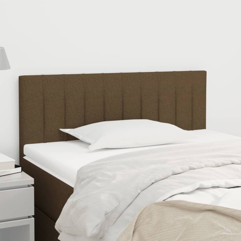 Tête de lit Marron Foncé 80x5x78/88 cm Tissu 615957615957