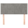 Tête de lit Gris clair 80x5x78/88 cm Velours 615958615958