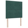 Tête de lit LED avec bandes LED Vert 90 cm Velours 615959615959