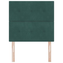 Tête de lit LED avec bandes LED Vert 90 cm Velours 615959615959