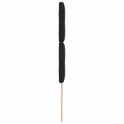 Tête de lit LED avec bandes LED Noir 90 cm Velours 615962615962