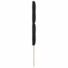 Tête de lit LED avec bandes LED Noir 90 cm Velours 615962615962