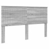 Tête de lit Gris Sonoma 160 cm Bois d'ingénierie 615963615963