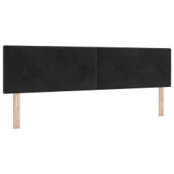 Tête de lit Noir 180 cm Velours 615964615964