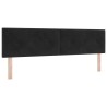 Tête de lit Noir 180 cm Velours 615964615964