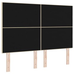 Tête de lit réglable en hauteur Crème 144 cm tissu 615965615965