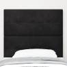 Tête de lit Noir 90 cm Velours 615967615967