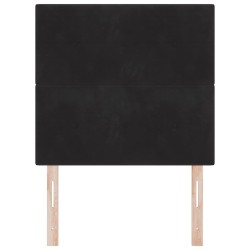 Tête de lit Noir 90 cm Velours 615967615967