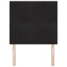 Tête de lit Noir 90 cm Velours 615967615967