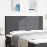 Tête de lit LED Gris foncé 180 cm Tissu en velours côtelé 615975615975