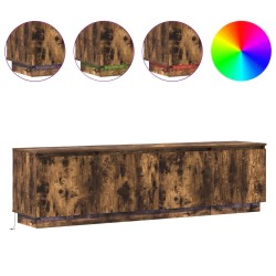Meuble TV Chêne fumé 180 x 38 x 49 cm Bois d'ingénierie 615976615976