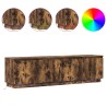 Meuble TV Chêne fumé 180 x 38 x 49 cm Bois d'ingénierie 615976615976
