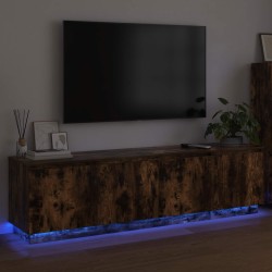 Meuble TV Chêne fumé 180 x 38 x 49 cm Bois d'ingénierie 615976615976