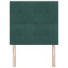 Tête de lit Vert foncé 90 cm Velours 615978615978