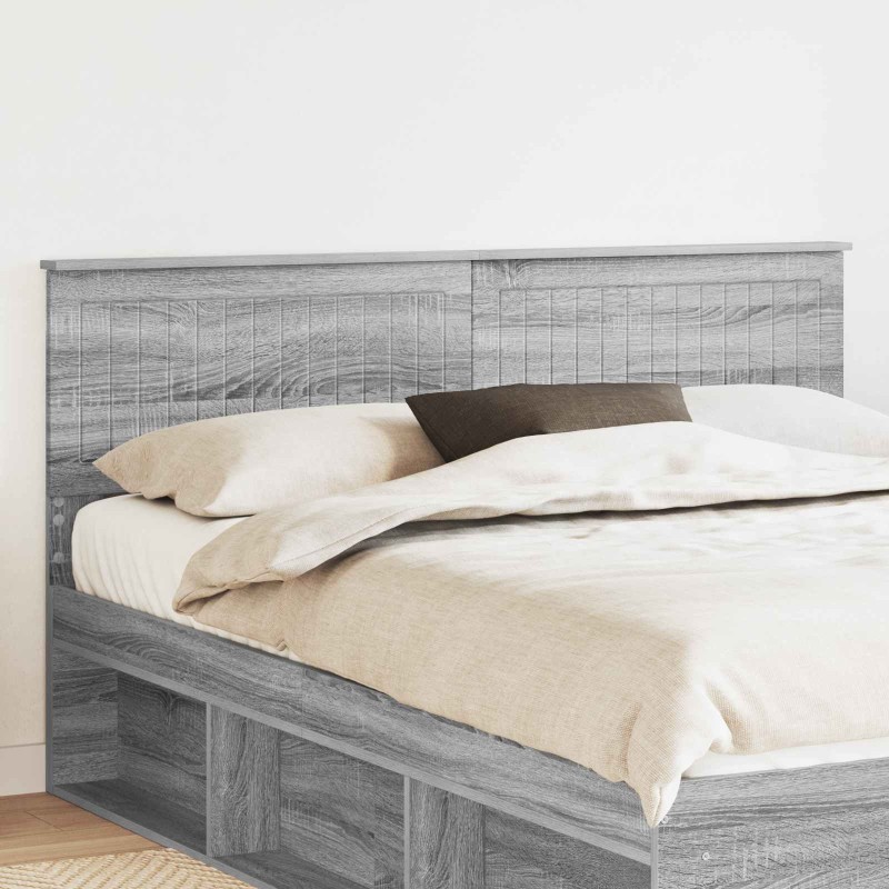Tête de lit Gris Sonoma Bois d'ingénierie 615981615981