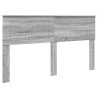 Tête de lit Gris Sonoma Bois d'ingénierie 615981615981