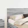Tête de lit Gris Sonoma Bois d'ingénierie 615981615981