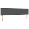 Tête de lit Gris foncé 200 cm Tissu en velours côtelé 615982615982