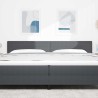 Tête de lit Gris foncé 200 cm Tissu en velours côtelé 615982615982