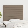 Tête de lit Taupe 80x5x118/128 cm Tissu 615987615987