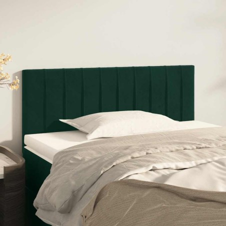 Tête de lit Vert foncé 80x5x78/88 cm Velours 615988615988
