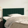 Tête de lit Vert foncé 80x5x78/88 cm Velours 615988615988