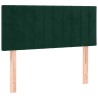 Tête de lit Vert foncé 80x5x78/88 cm Velours 615988615988