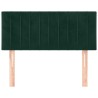 Tête de lit Vert foncé 80x5x78/88 cm Velours 615988615988